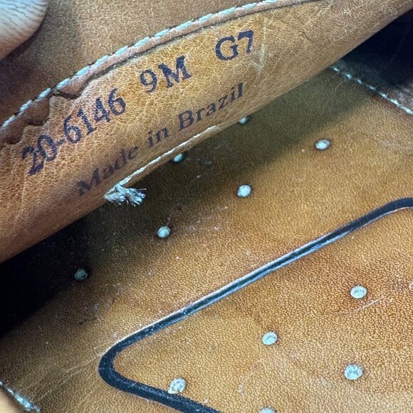 Johnston & Murphy Mens Size 9M Brown Leather Tassel Loafers Casual or Dress Shoe - Picture 6 of 9